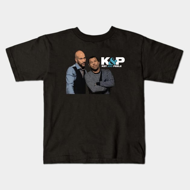 Key and Peele Kids T-Shirt by fancyjan